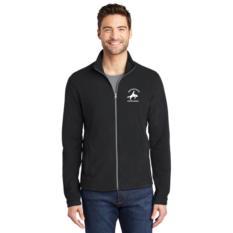 F223 Port Authority® Microfleece Jacket, LEFT OVERHEART EMBRIDERY