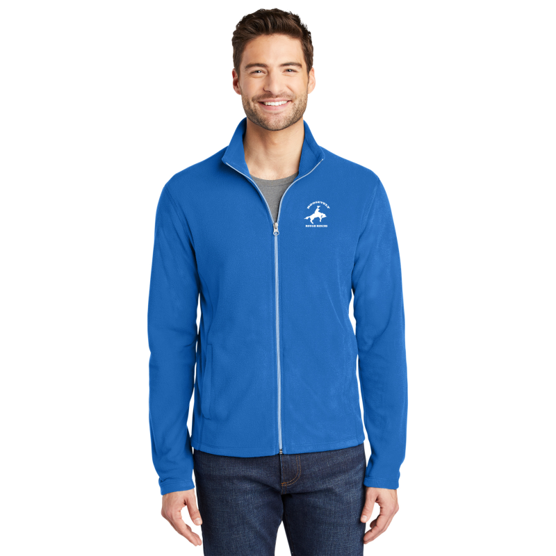 F223 Port Authority® Microfleece Jacket, LEFT OVERHEART EMBRIDERY